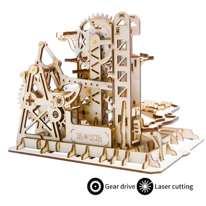 Rompecabezas mecánico de madera 3D DIY