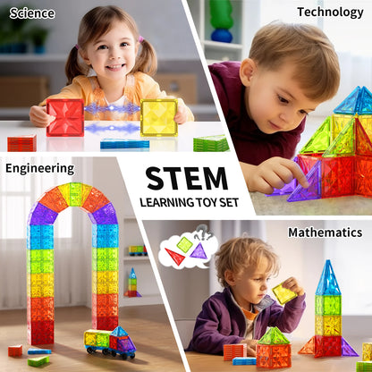 Colorful window magnetic block, children's strong magnetic block puzzle, baby puzzle assembly, boys' and girls' toys