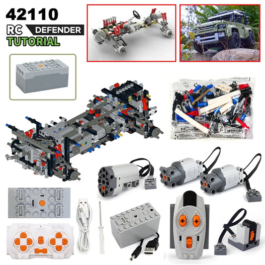 Kit de construcción para Land 42110 Defenders Rover SUV, juguete de bricolaje