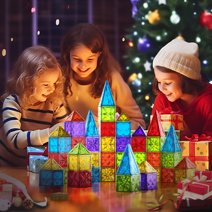 Colorful window magnetic block, children's strong magnetic block puzzle, baby puzzle assembly, boys' and girls' toys