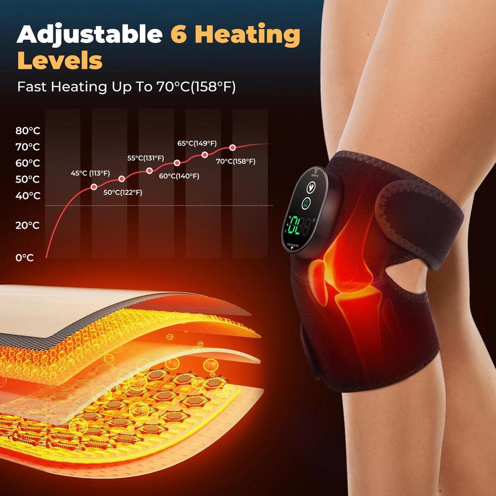 Efficient Hot Compress Knee Massager